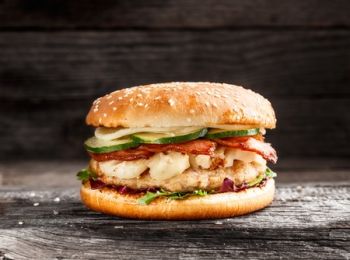 Hamburguesa de Ternera con Gambas y Citronela