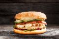 Hamburguesa de Ternera con Gambas y Citronela